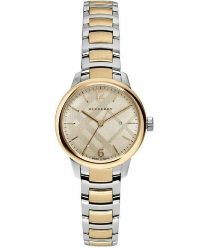 Burberry BU10118 Classic Swiss Made Two Tone Women's Watch