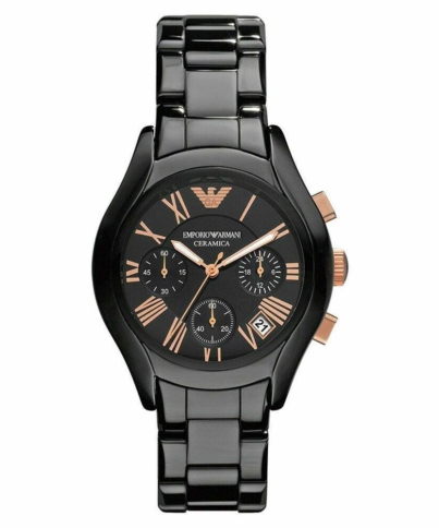 Emporio Armani AR1411 Black Ceramic Women's Watch