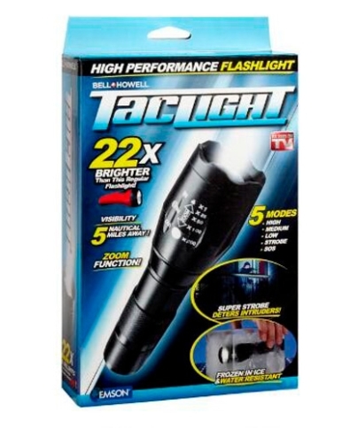 TACLIGHT LED Zoom Flashlight